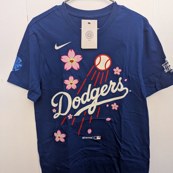 Nike x Takashi Murakami x MLB 2025 Tokyo Series Dodgers Tee – Size S - Picture 3 of 5
